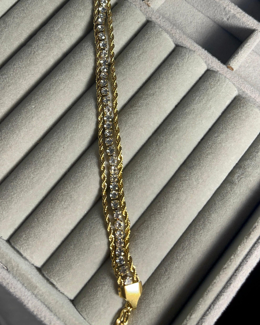 Rope Tennis Bracelet