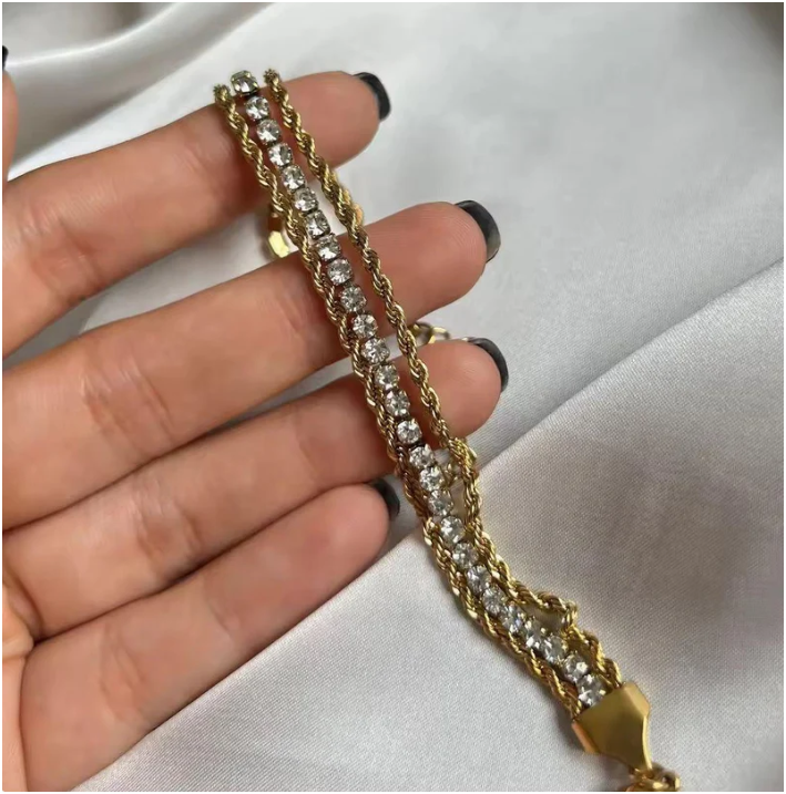 Rope Tennis Bracelet