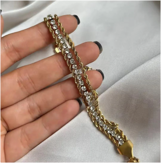 Rope Tennis Bracelet